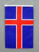 Флагче Исландия - размер A4, меко